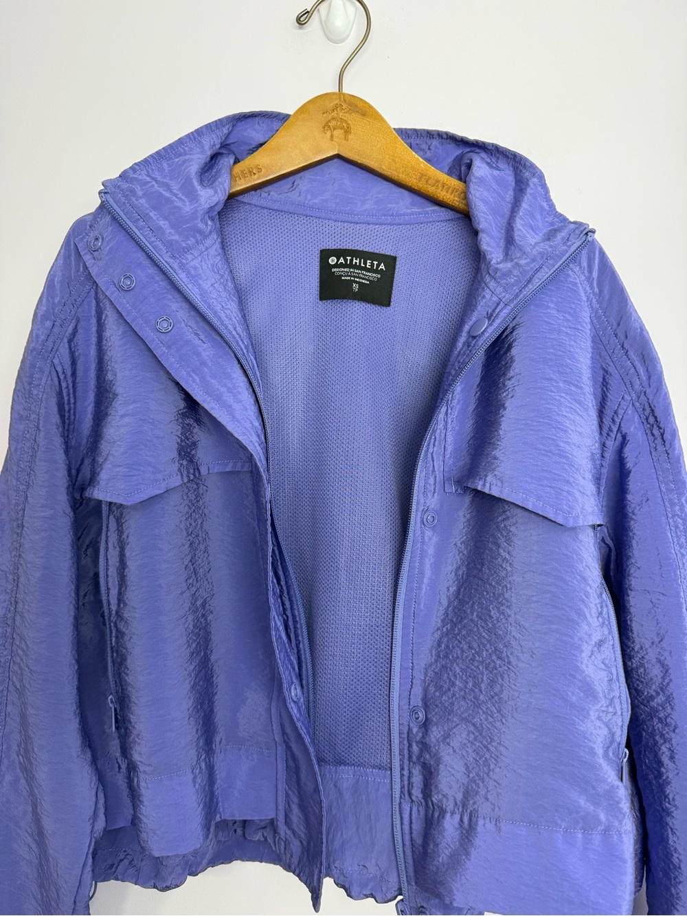 15: Athleta Arrival Jacket Dark Adonis Blue Size XS - Picture 5 of 6